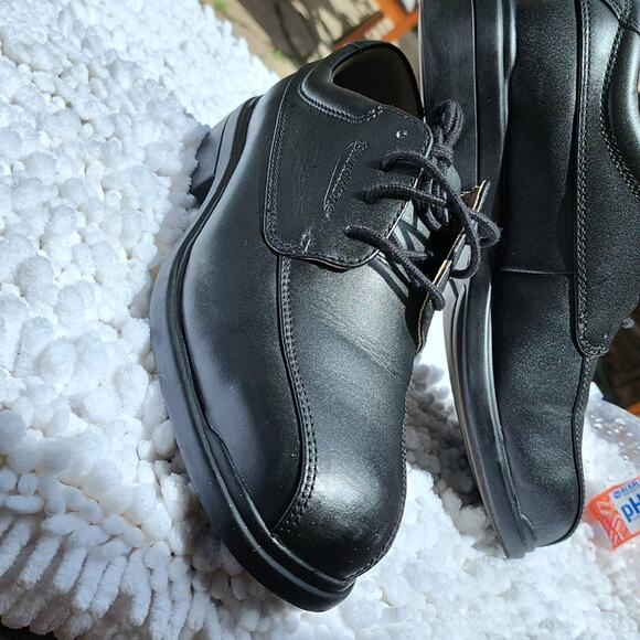 BLUNDSTONE BLACK STEEL TOE OXFORDS SIZE 8.5 VERY TOUGH LEATHER ? main image 12